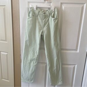 Levi’s Corduroy Mint Green ‘94 Baggy Pants, Size 26